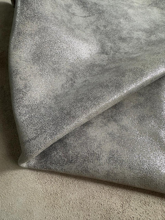 Goat Leather Nappa Metallic - Sparkle Dusty Beige